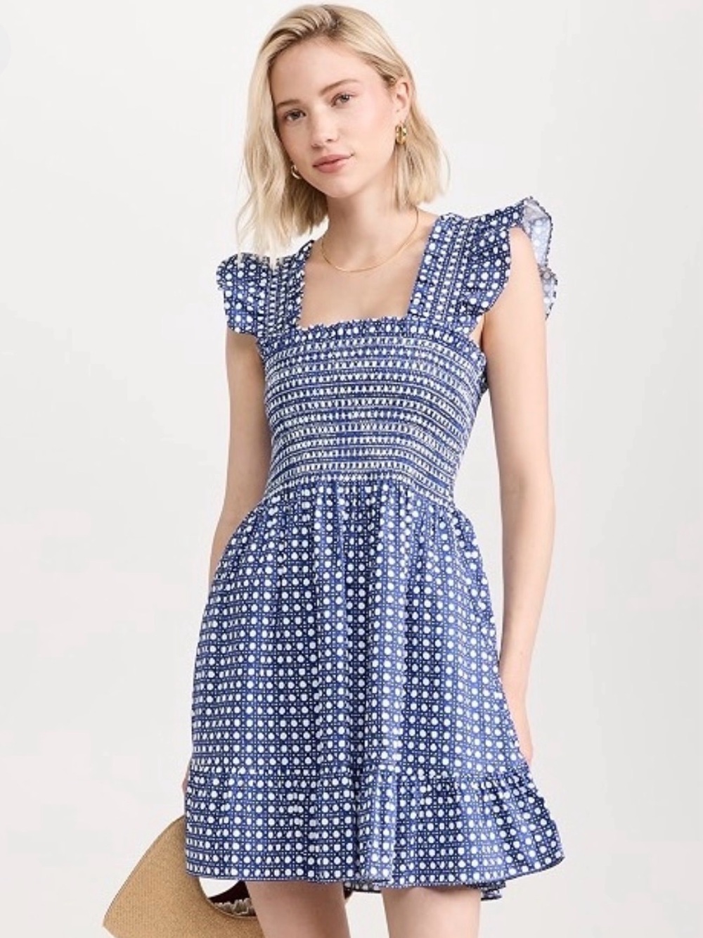 Hill House Blue BasketweaveDress